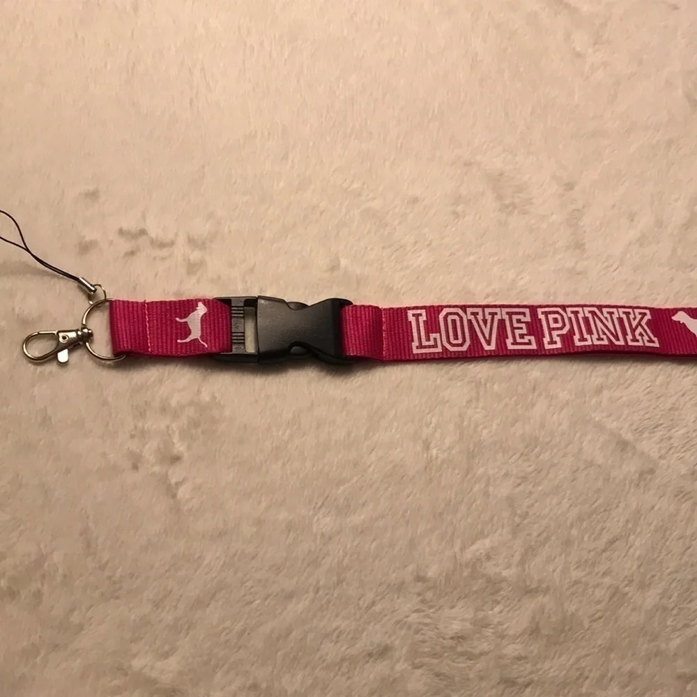 ✅HOST Pick✅ Pink Love Pink Lanyard, NWOT